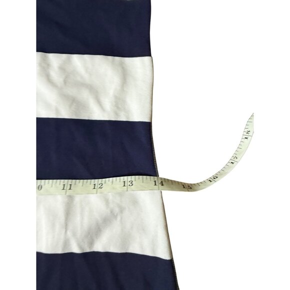 Lululemon Cool Racerback Striped Racerback Tank Women Size 4 - 6 W1A21S  Navy - Picture 13 of 16